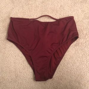 High waisted..criss cross back bikini bottom